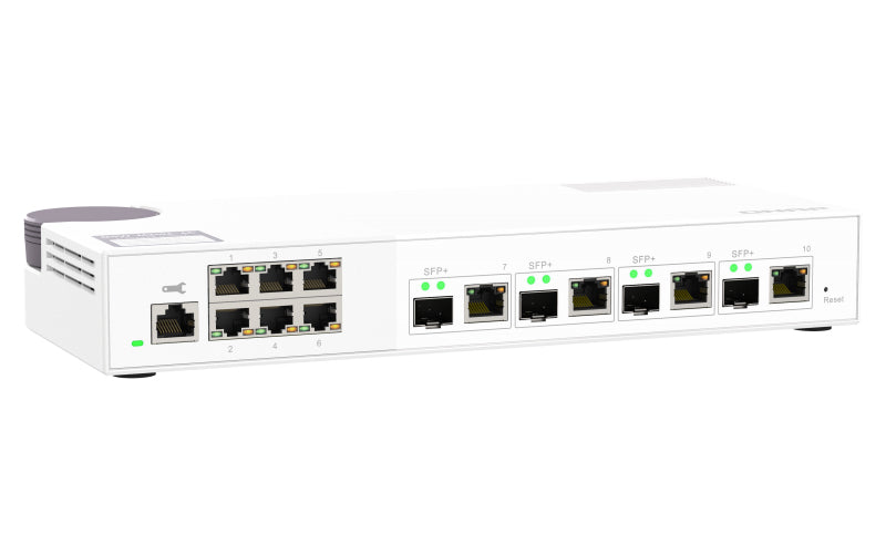 QNAP QSW-M2106-4C 6 port 2.5Gbps 4 port 10Gbps SFP+/ NBASE-T Combo web managed switch