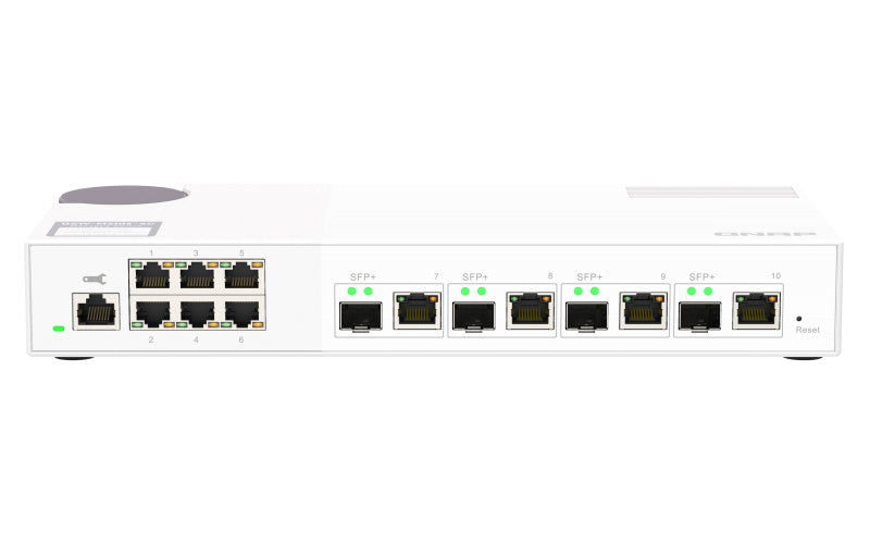 QNAP QSW-M2106-4C 6 port 2.5Gbps 4 port 10Gbps SFP+/ NBASE-T Combo web managed switch