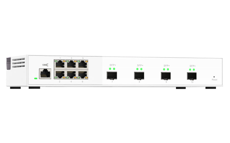 6x2.5Gbps 4x10Gbps SFP+web mgd switch