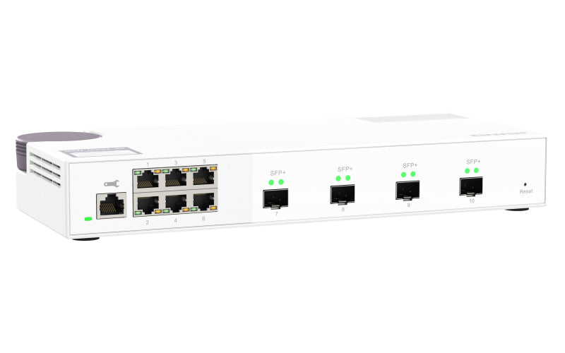 6x2.5Gbps 4x10Gbps SFP+web mgd switch