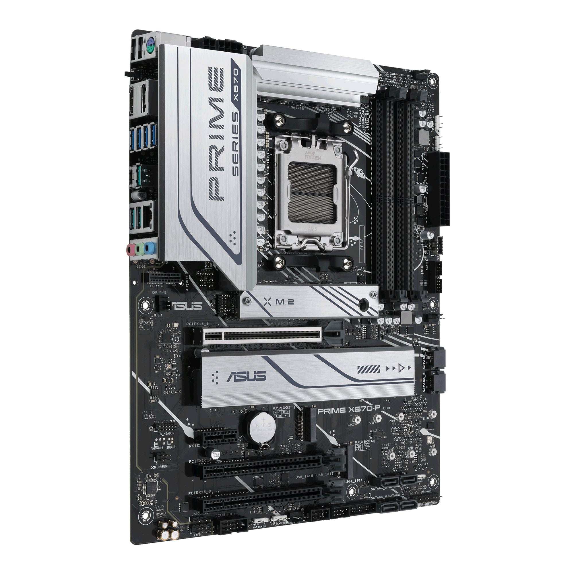 ASUS PRIME X670-P-CSM AM5 4xDIMM DDR5 USB 3.2 GEN 2X2 AURA 3xSATA 3xM.2 1xHDMI 1xDP MB