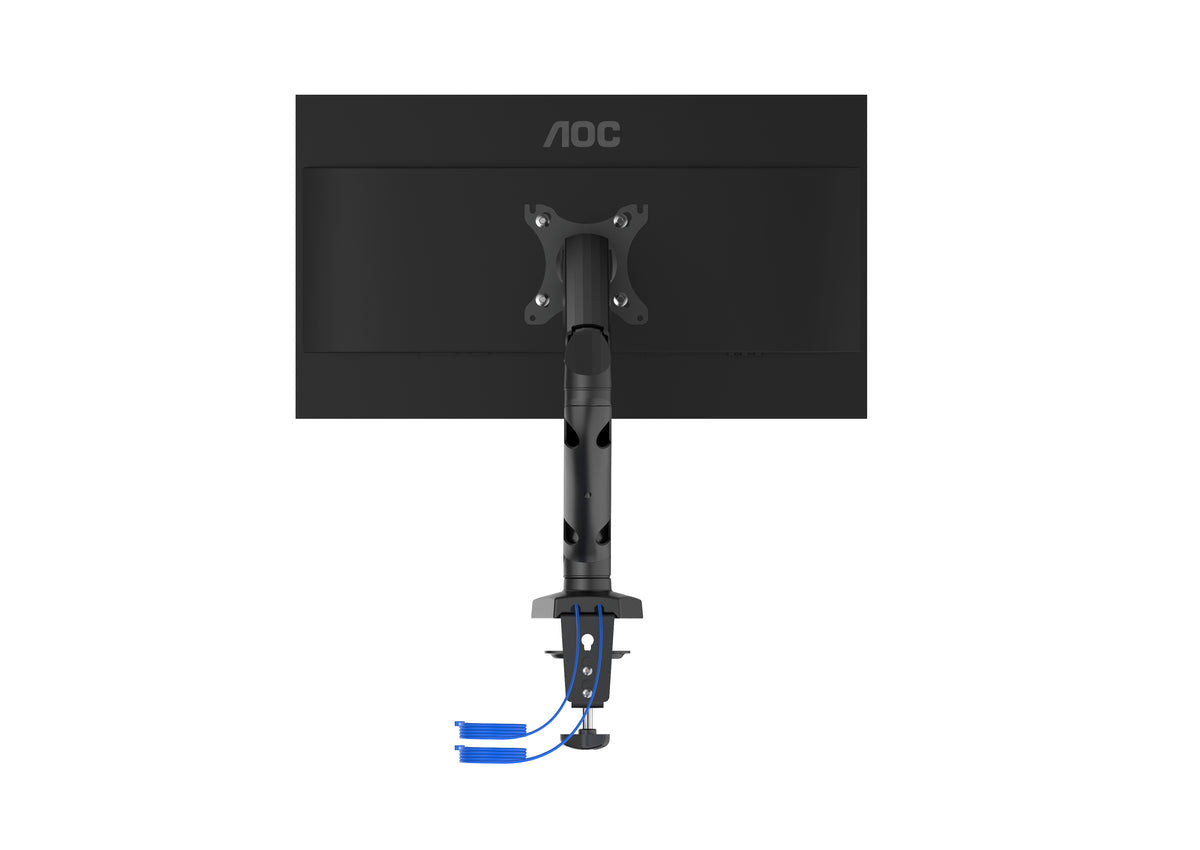 AOC AS110DX Single Monitor Arm with USB Hub