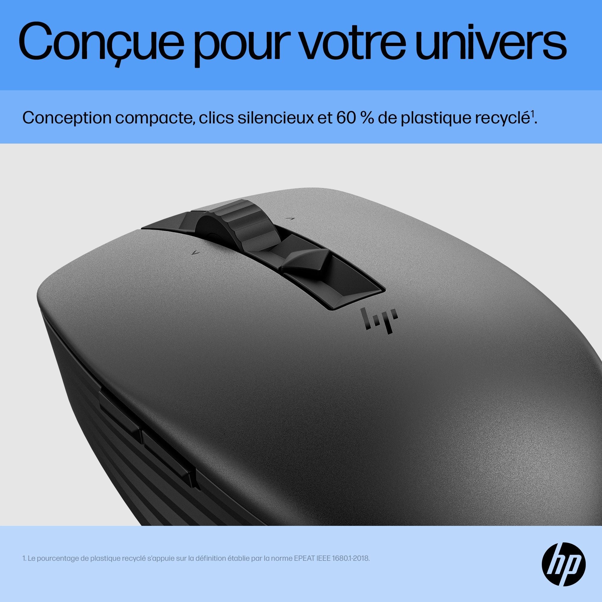HP 710 RECHBL Silent SLV Bluetooth Mouse