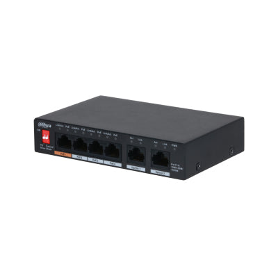 DAHUA- Switch 6 ports DH-PFS3006-4GT-60