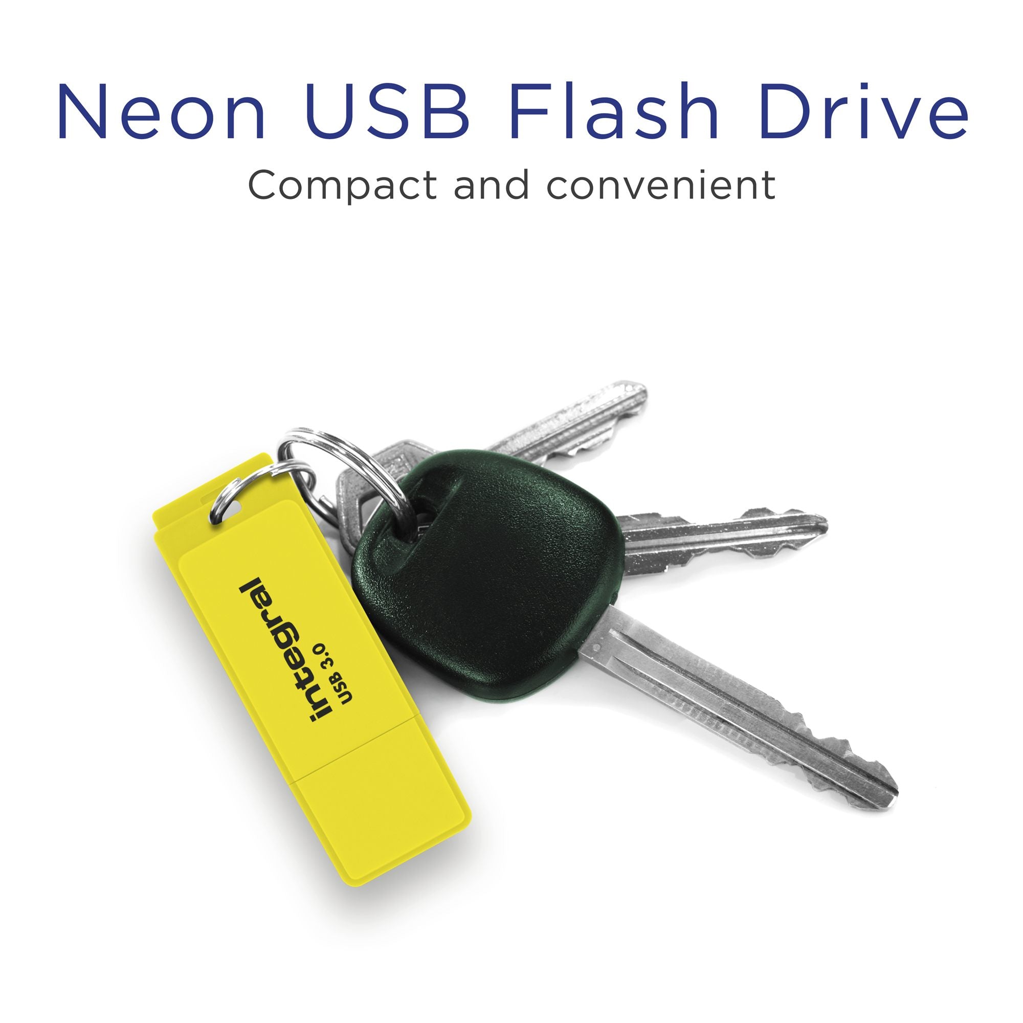 CLE USB 3.0 NEON JAUNE 32GB 10MB/s en e