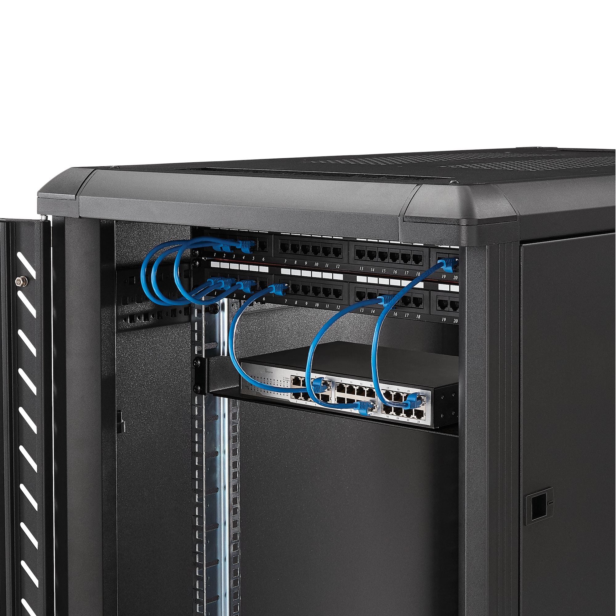 1U 7in Depth Fixed Rack Mount Shelf