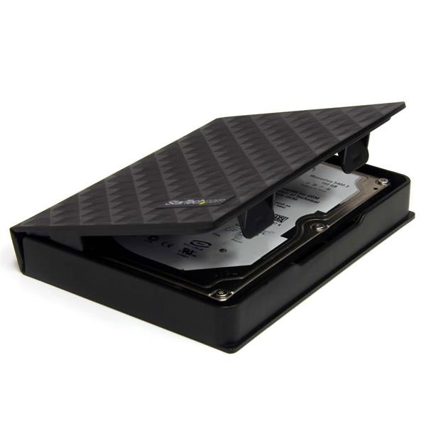 3x2.5 Anti-Static HDD Protector Case Bk