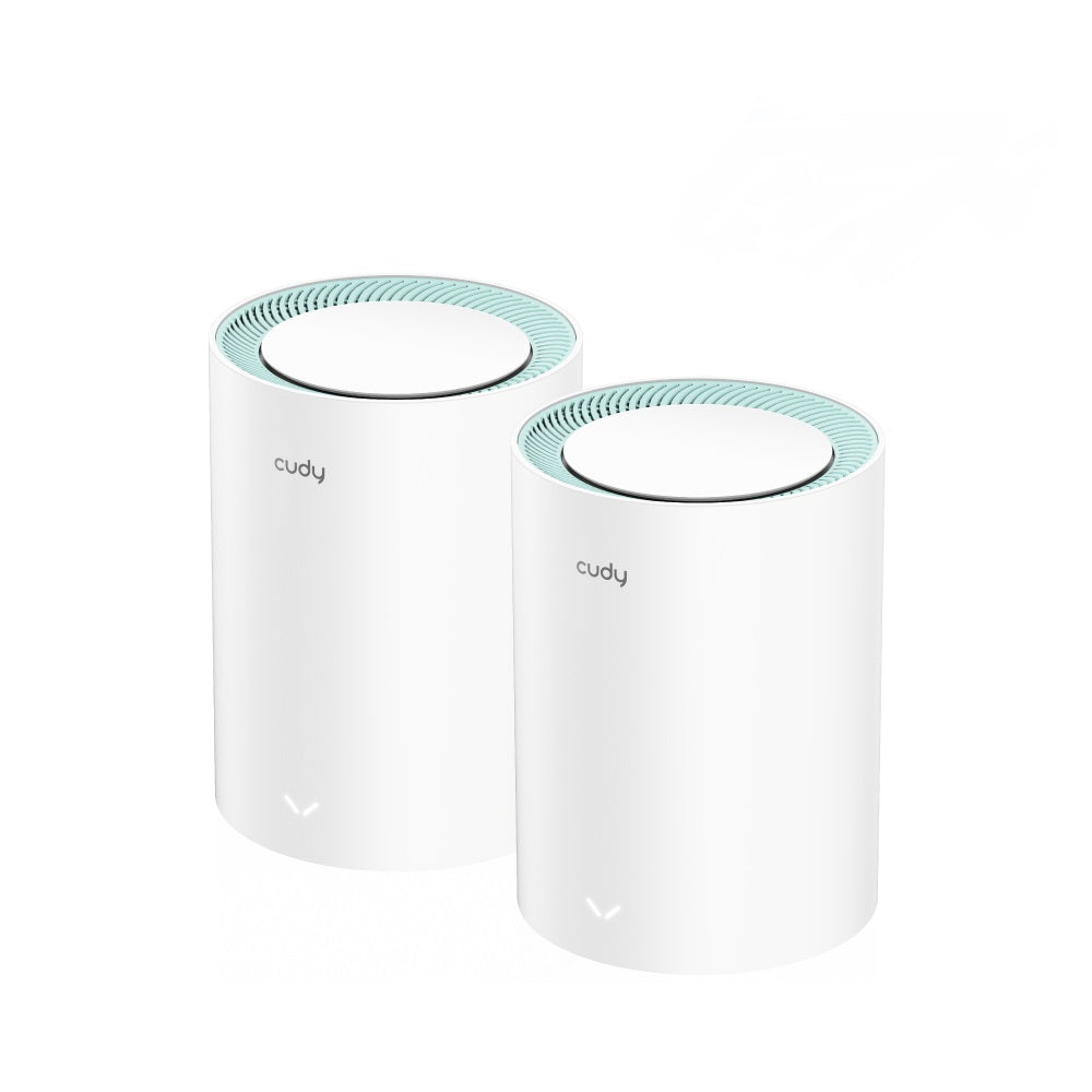 Cudy M1300 2-PACK systeme Wi-Fi maillé Bi-bande (2,4 GHz / 5 GHz) Wi-Fi 5 (802.11ac) Blanc 1 Interne