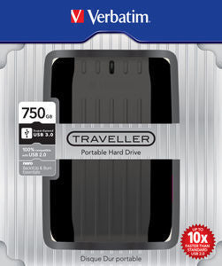 HDD2.5"/750GB USB3.0 Black Traveller