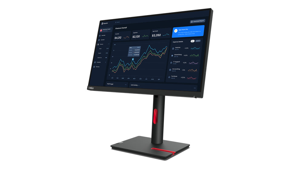 LENOVO ThinkVision T22i-30 21.5p IPS FHD WLED 250cd/m2 4ms HDMI DP VGA 4xUSB 3.2 USB-B 3.2Raven Black