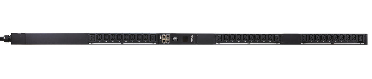 ATEN PG98230G Multiprise PDU IP Zéro U Tri-phasé 16A - 30 Prises 24xC13 6xC19