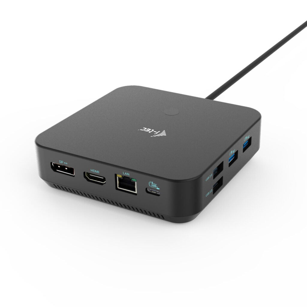 I-TEC USB-C HDMI Dual DP Docking Station with Power Delivery 100 W