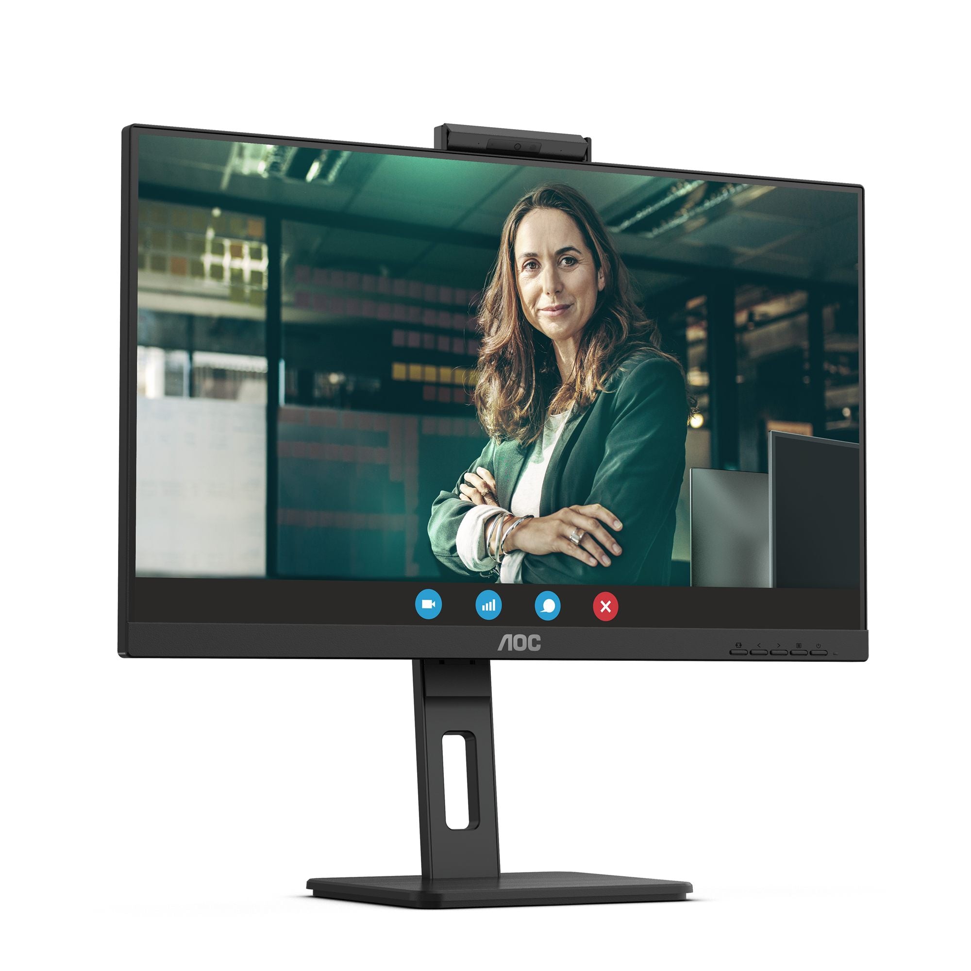 AOC 24P3CW 24P3CW - Ecran- 24" 1920 x 1080 Full HD (1080p) @ 75 Hz - IPS - 300cd/mÂ² - 1000:1 - 4 ms - HDMI, 2xDP - USB-C - enceintes