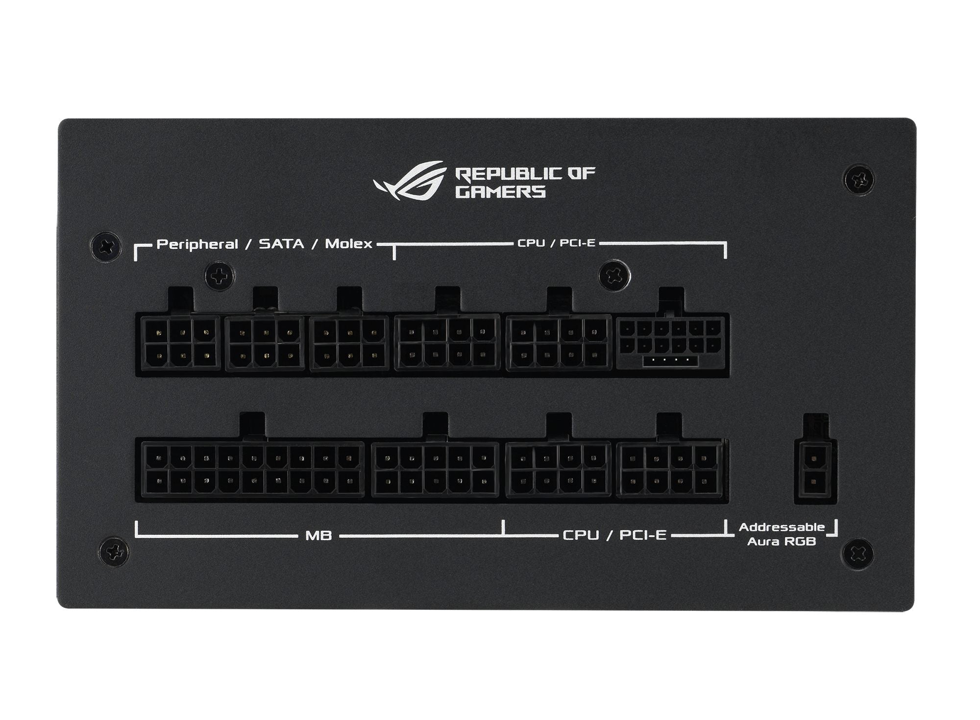 ASUS ROG Strix 1200W Gold Aura Edition Fully Modular Power Supply 80+ Gold Certified ATX 3.0 Cybenetics Lambda A+ Certification