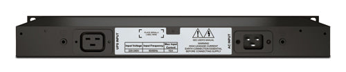 APC Marine Application Filter Surge protector rack-mountable AC 200/208/220/230/240V 6000VA output connectors 1 1U Black