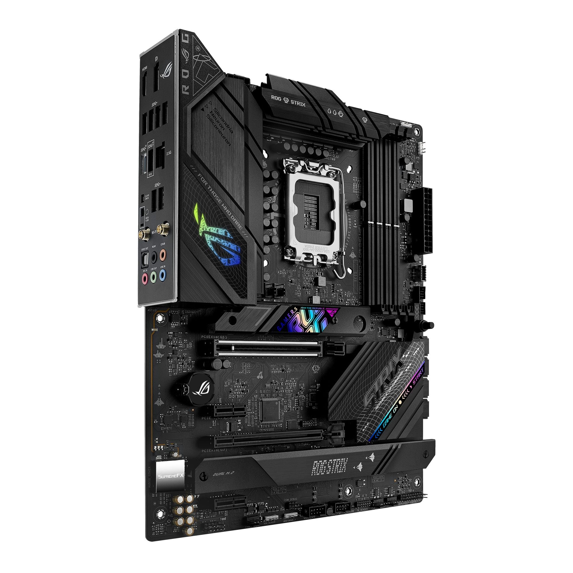 ASUS ROG STRIX B760-F GAMING WIFI LGA 1700 4xDDR5 ATX 4xSATA MB 1xHDMI 2.1 1xDP 1.4 3xM.2