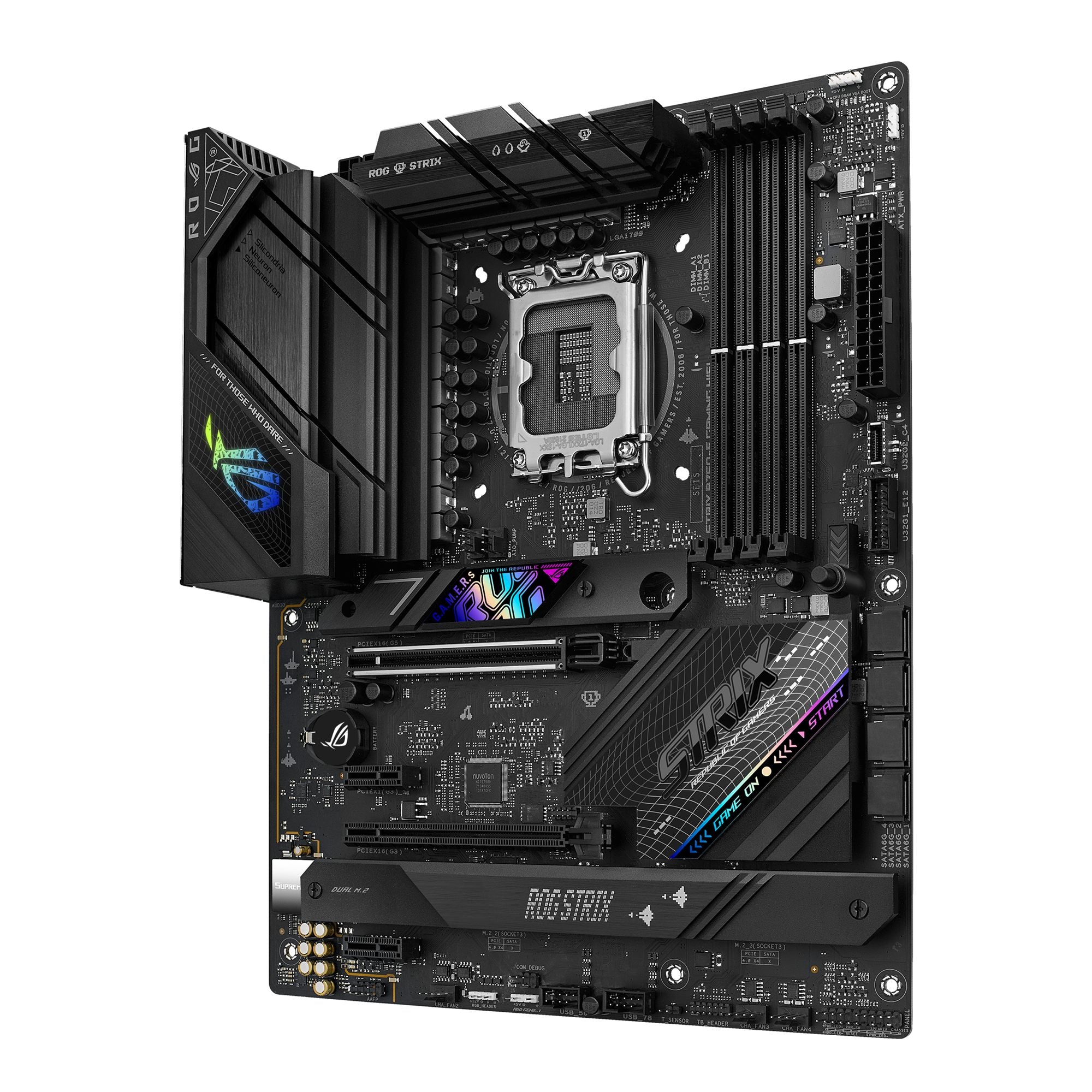 ASUS ROG STRIX B760-F GAMING WIFI LGA 1700 4xDDR5 ATX 4xSATA MB 1xHDMI 2.1 1xDP 1.4 3xM.2