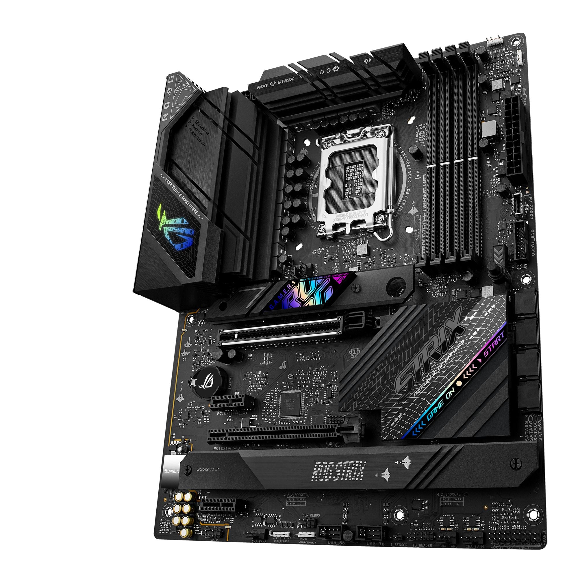 ASUS ROG STRIX B760-F GAMING WIFI LGA 1700 4xDDR5 ATX 4xSATA MB 1xHDMI 2.1 1xDP 1.4 3xM.2