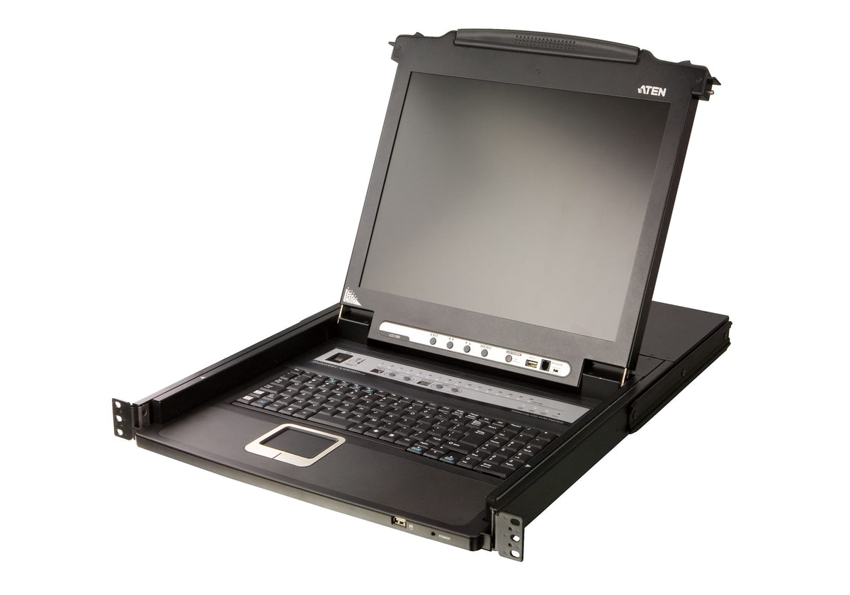 ATEN CL5716MW Console LCD 16/9e 17" 1080p avec switch KVM 16P VGA/USB
