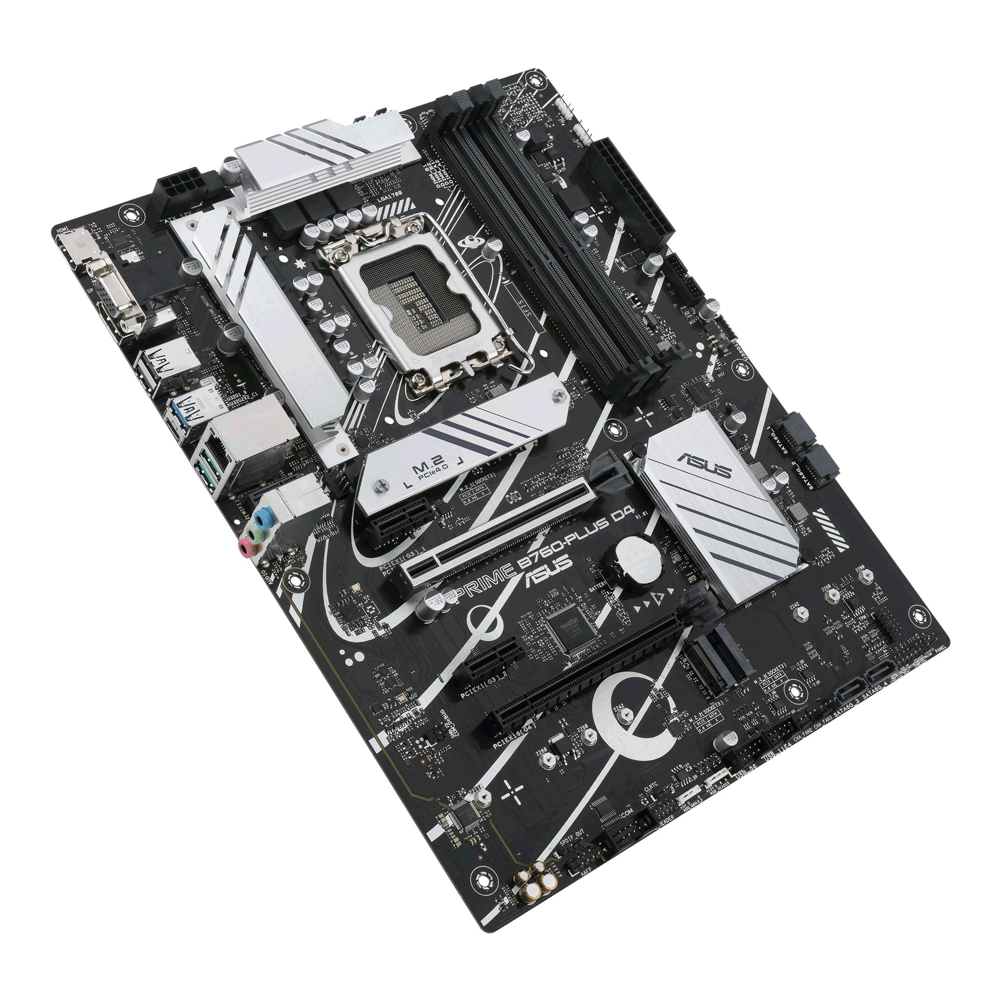 ASUS PRIME B760-PLUS D4 LGA 1700 4DDR4 ATX 4xSATA MB 1xHDMI 2.1 1xDP 1.4 1xD-Sub 3xM.2