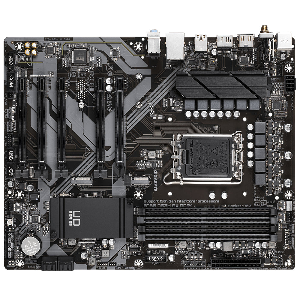GIGABYTE B760 DS3H DDR4 carte mere Intel B760 Express LGA 1700 ATX