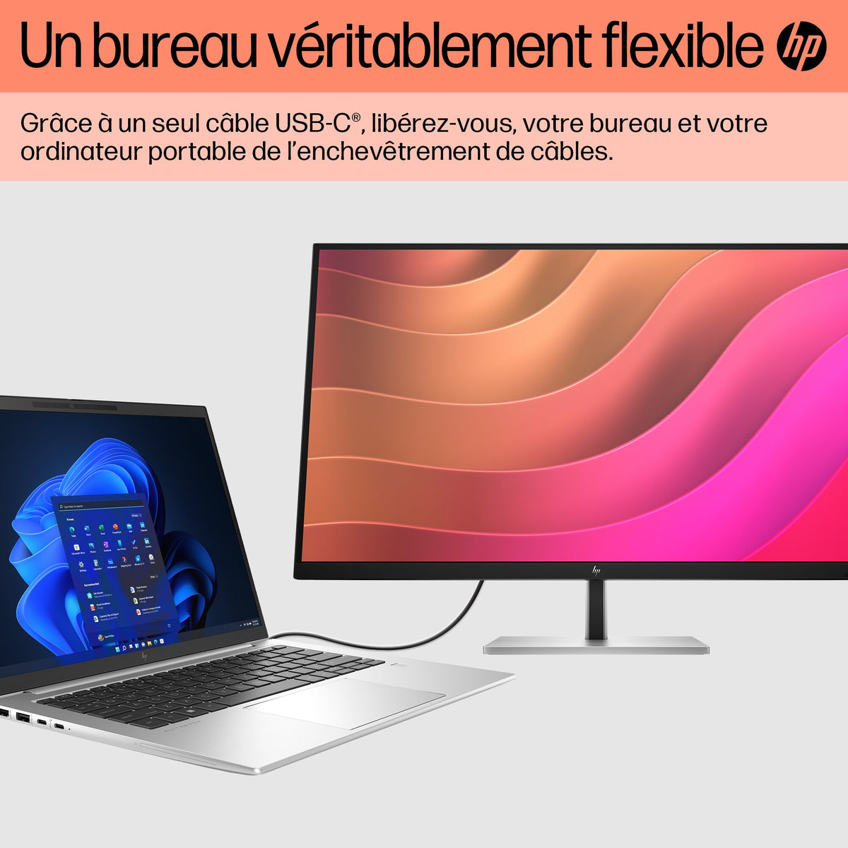 HP Écran 4K E32k G5 31.5p 4K UHD 3840x2160 HDMI USB-C DisplayPort