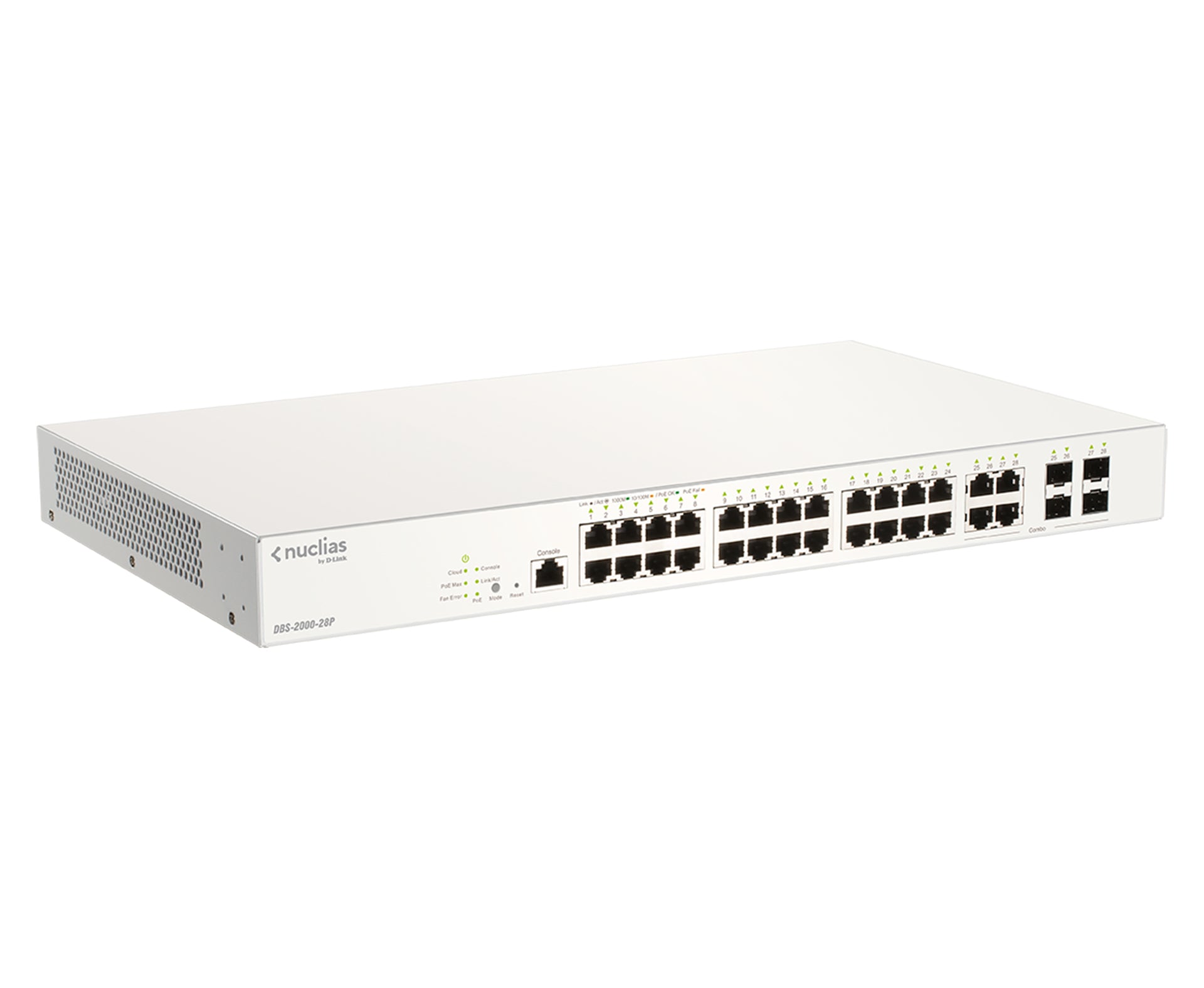 D-LINK Nuclias Switch 28xGE-ports Smart Managed incl 4x1G Combo w/1Yr Lic