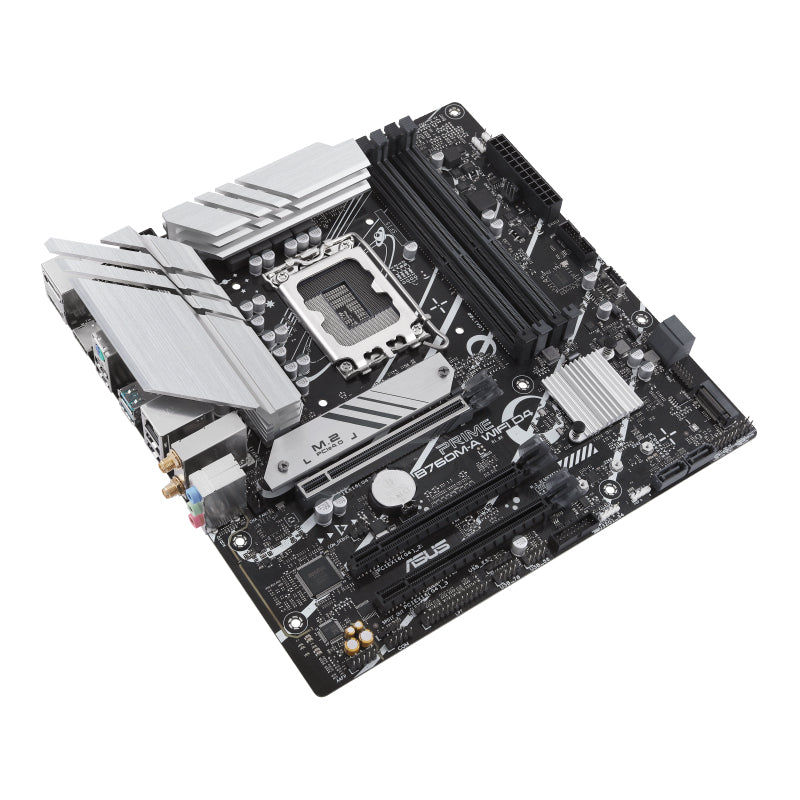 ASUS PRIME B760M-A WIFI D4 LGA 1700 4xDDR4 microATX 4xSATA MB 1xHDMI 2.1 1xDP 1.4 1xD-Sub 2xM.2