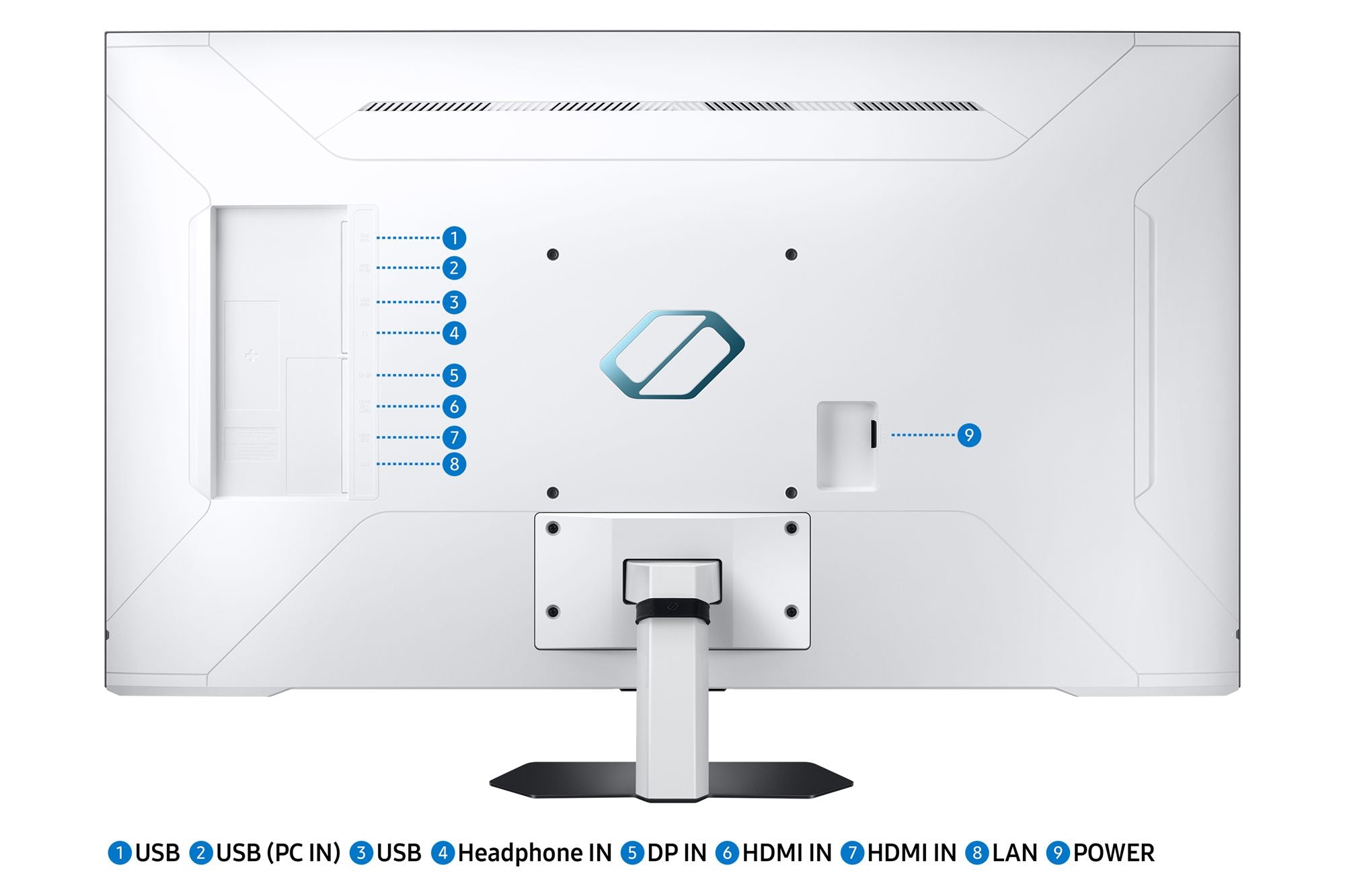 "Samsung Odyssey Neo G7 écran plat de PC 109,2 cm (43"") 3840 x 2160 pixels 4K Ultra HD LED Blanc"