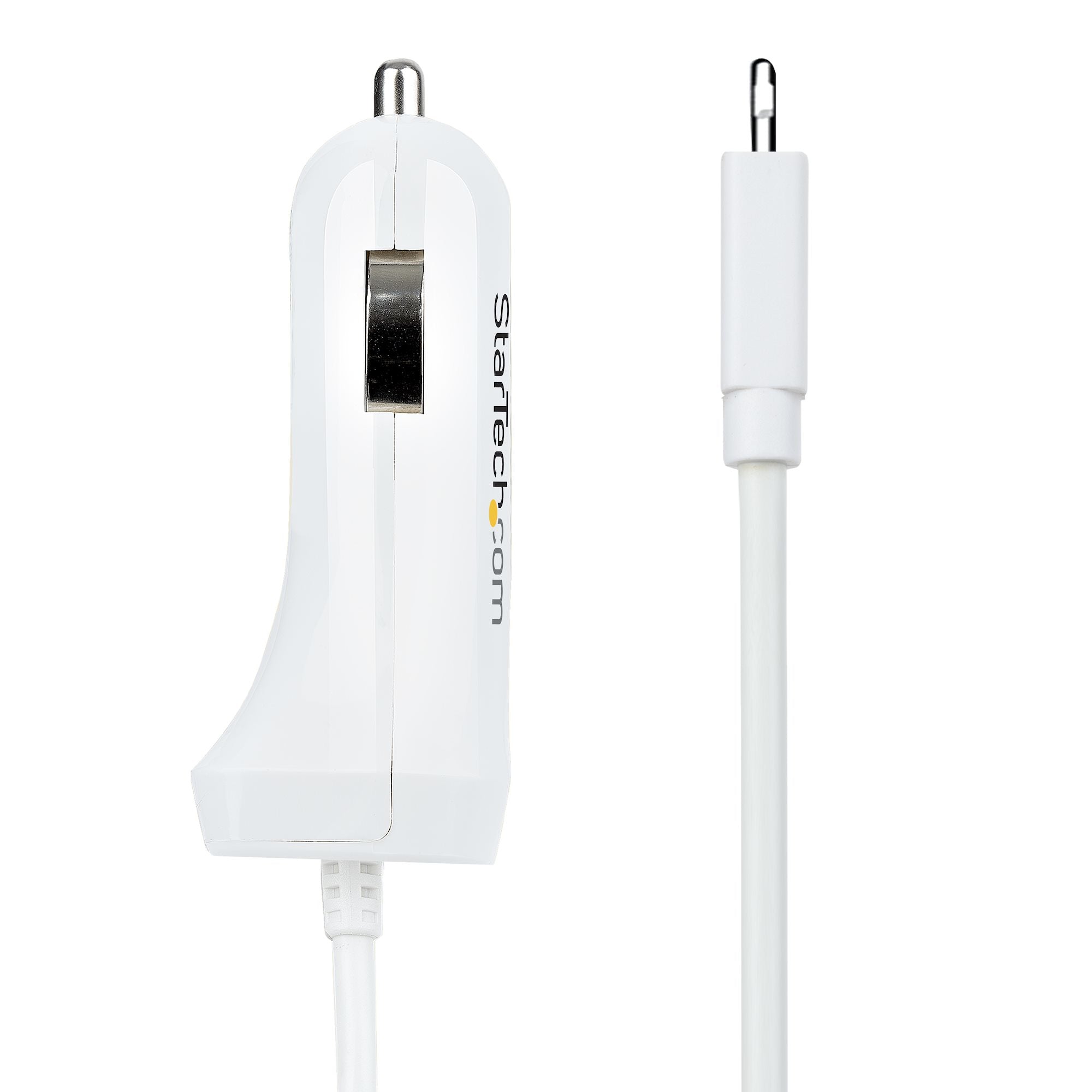 Lightning Car Charger w/Cable 2 Ports