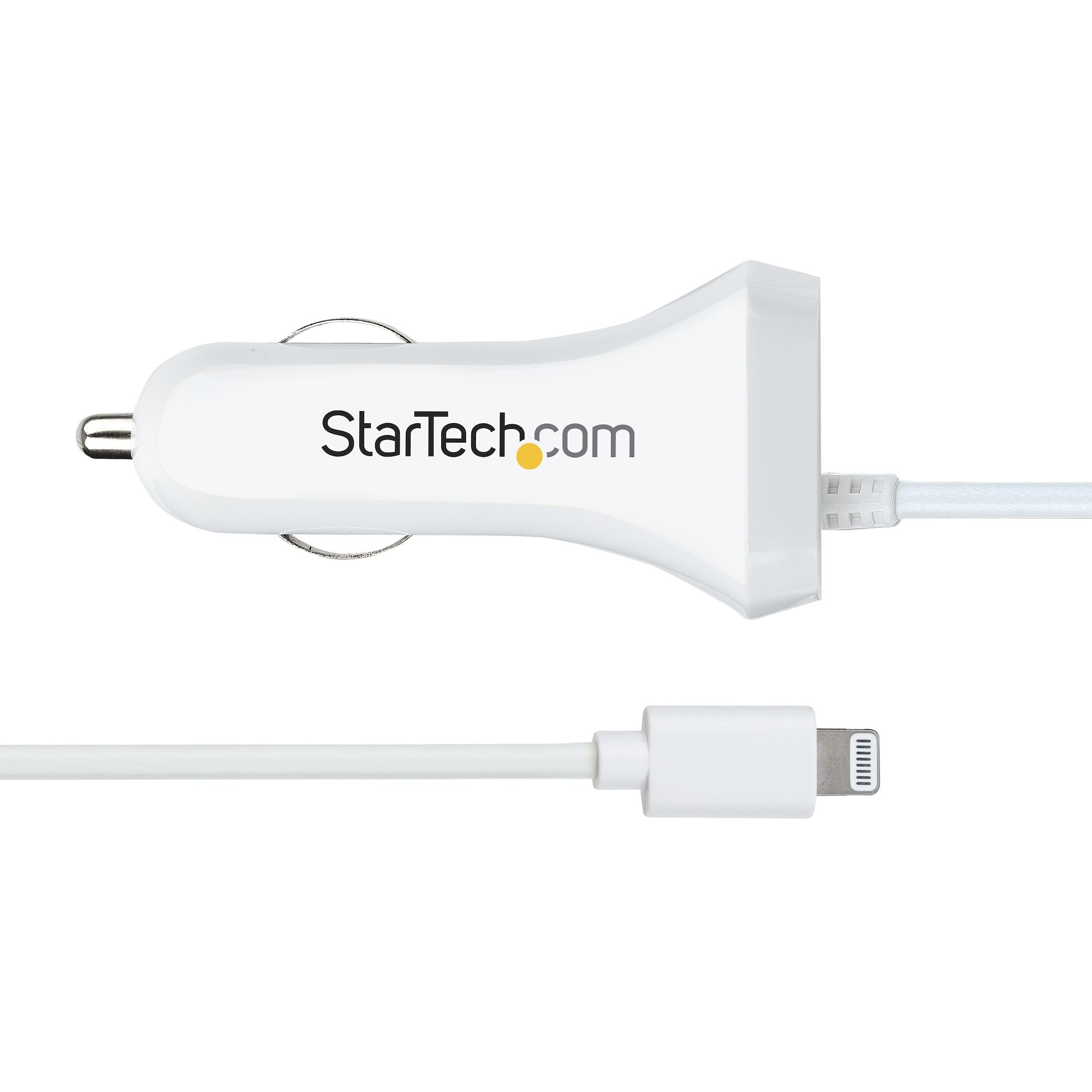 Lightning Car Charger w/Cable 2 Ports