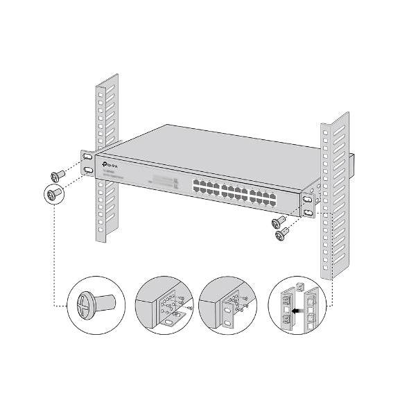 Rack-mounting Bracket Kit Screws Includ
