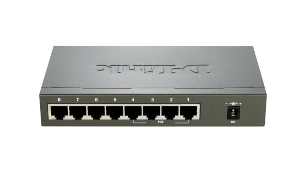 D-link 8p 10/100Mb FE Desk Switch w 4PoE