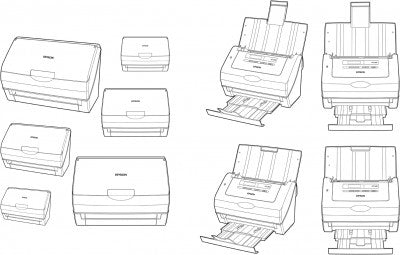 EPSON GT-S85n produit neuf emballage abimé A4 Document Scanner 600dpi 40ppm Duplex Scan75 sheet ADF USB Ethernet (P)