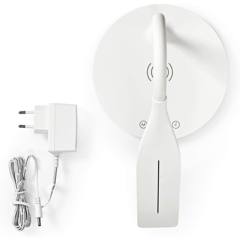 Techly I-LAMP-DSK10 Lampe de bureau LED 5,5W tactile avec chargeur Qi 15W
