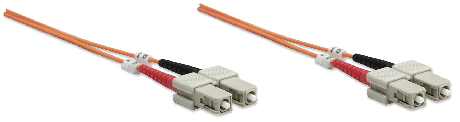 Intellinet 5m SC/SC câble de fibre optique OM1 Orange