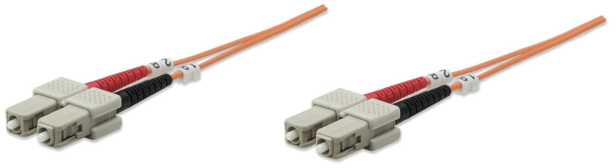 Intellinet 5m SC/SC câble de fibre optique OM1 Orange