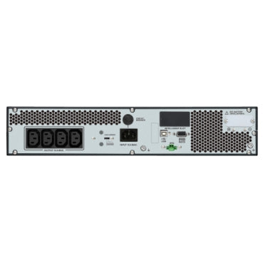 APC Easy UPS On-Line UPS Rack extended runtime AC 220/230/240V 900Watt 1000VA 1-phase lead acid USB serial oc 4 4U EU BK RAL 7010