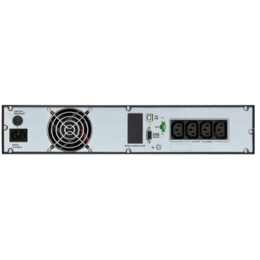 APC Easy UPS On-Line UPS Rack AC 220/230/240V 1800Watt 2000VA 1-phase lead acid USB serial oc 4 PFC 2U Europe BK RAL 7010