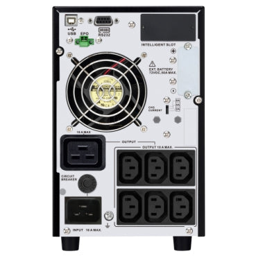 APC Easy UPS On-Line UPS tower extended runtime AC 220/230/240V 2700Watt 3000VA 1-phase lead acid USB serial oc 7 EU BK RAL 7010