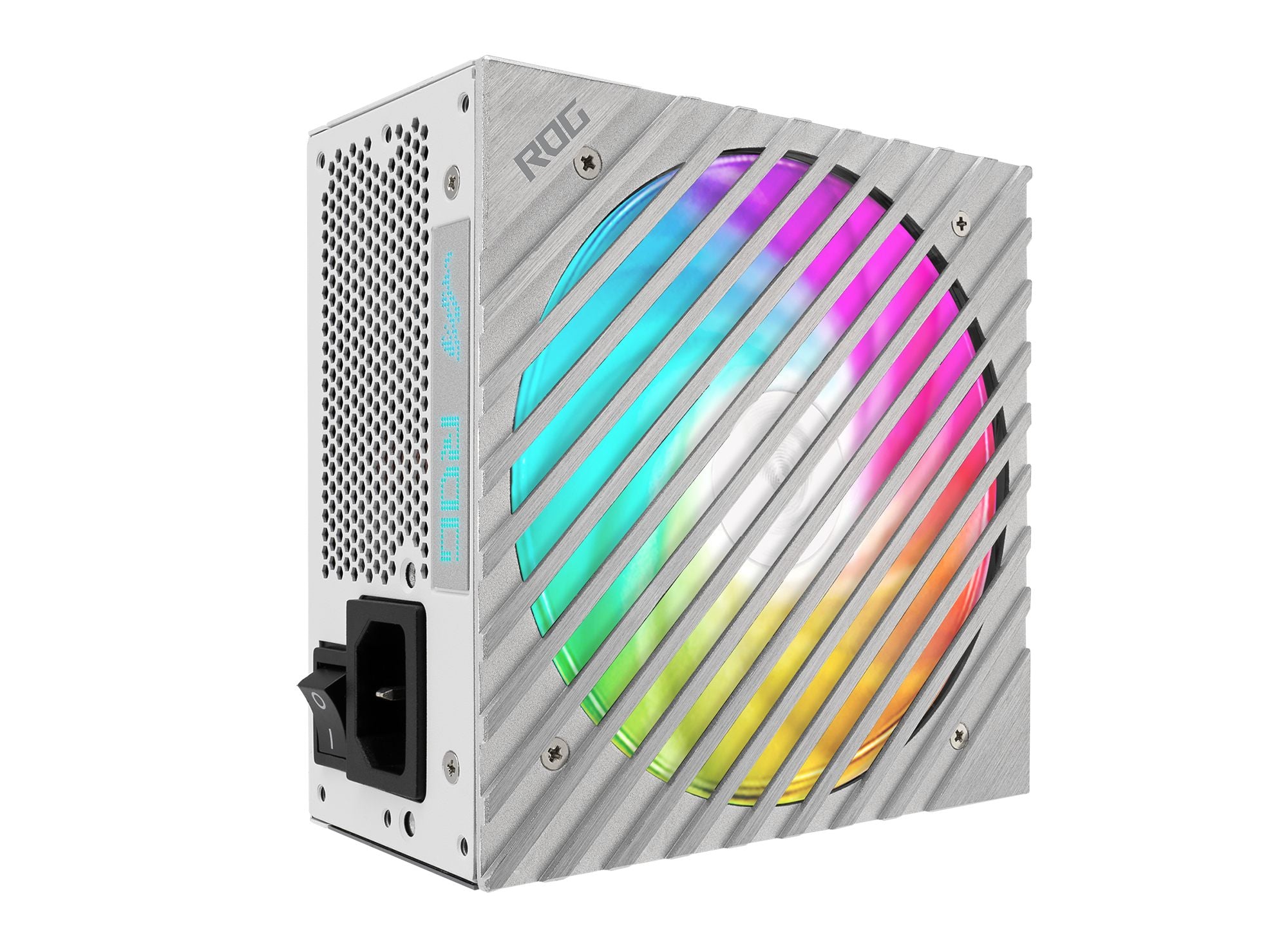 ASUS ROG Loki SFX-L 850W Platinum White Edition Fully Modular Power Supply 120mm PWM ARGB Fan Aura Sync