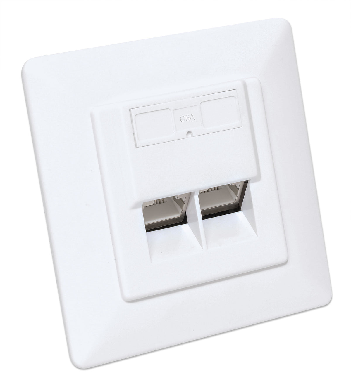 Intellinet 771917 prise de courant 2 x RJ-45 Blanc