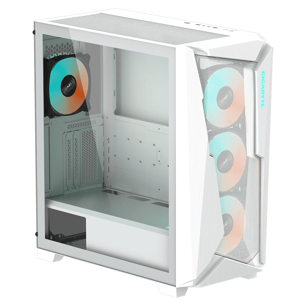 Gigabyte C301 GLASS WHITE unité centrale Midi Tower Blanc