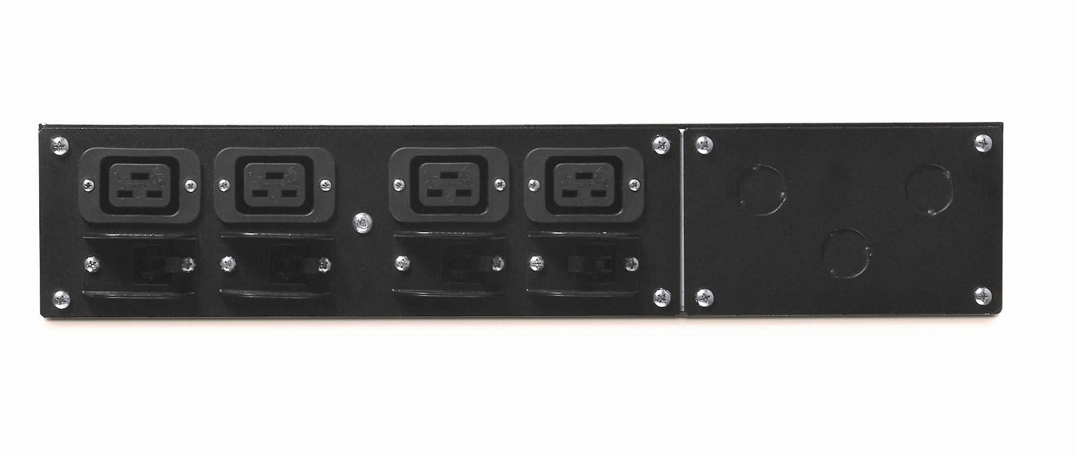 APC Service Bypass Panel Bypass switch rack-mountable AC 230V output connectors 4 2U 19 Black