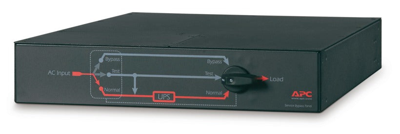 APC Service Bypass Panel Bypass switch rack-mountable AC 230V output connectors 4 2U 19 Black