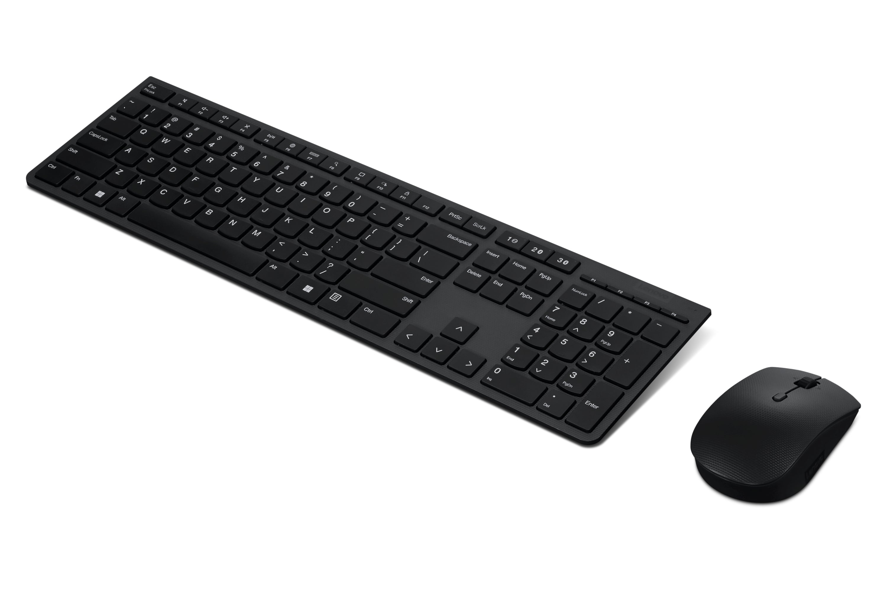 Lenovo 4X31K03931 clavier Souris incluse RF sans fil + Bluetooth Anglais américain Noir
