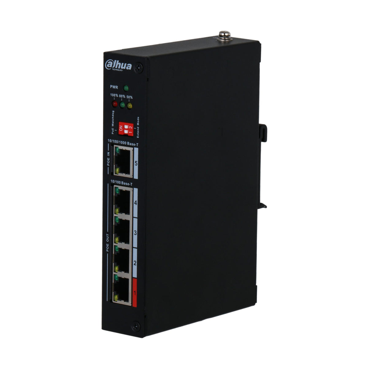 Dahua PFT1500 Extenseur PoE 5 ports avec 4 ports PoE Out et 1 port PoE In