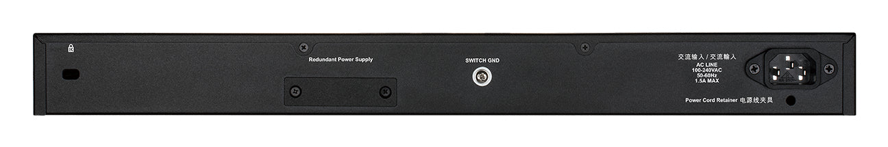 D-LINK L3 Light Switch 24 Gigabit Ports & 2 10GBASE-T Ports & 4 10GbE SFP+ Ports Physical Stack Up To 9 Units