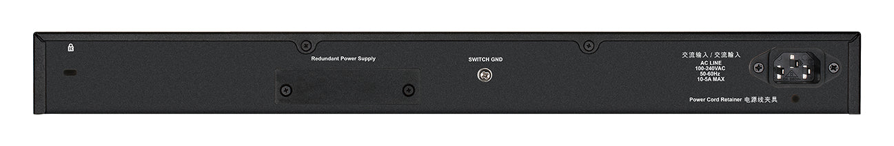 D-LINK L3 Light Switch 24 Gigabit PoE/PoE+ ports & 2 10GBASE-T Ports & 4 10GbE SFP+ ports 370 W PoE Budget 740W with DPS-700