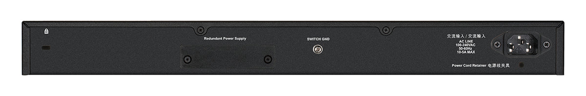 D-LINK L3 Light Switch 24 Gigabit PoE/PoE+ ports & 2 10GBASE-T Ports & 4 10GbE SFP+ ports 370 W PoE Budget 740W with DPS-700